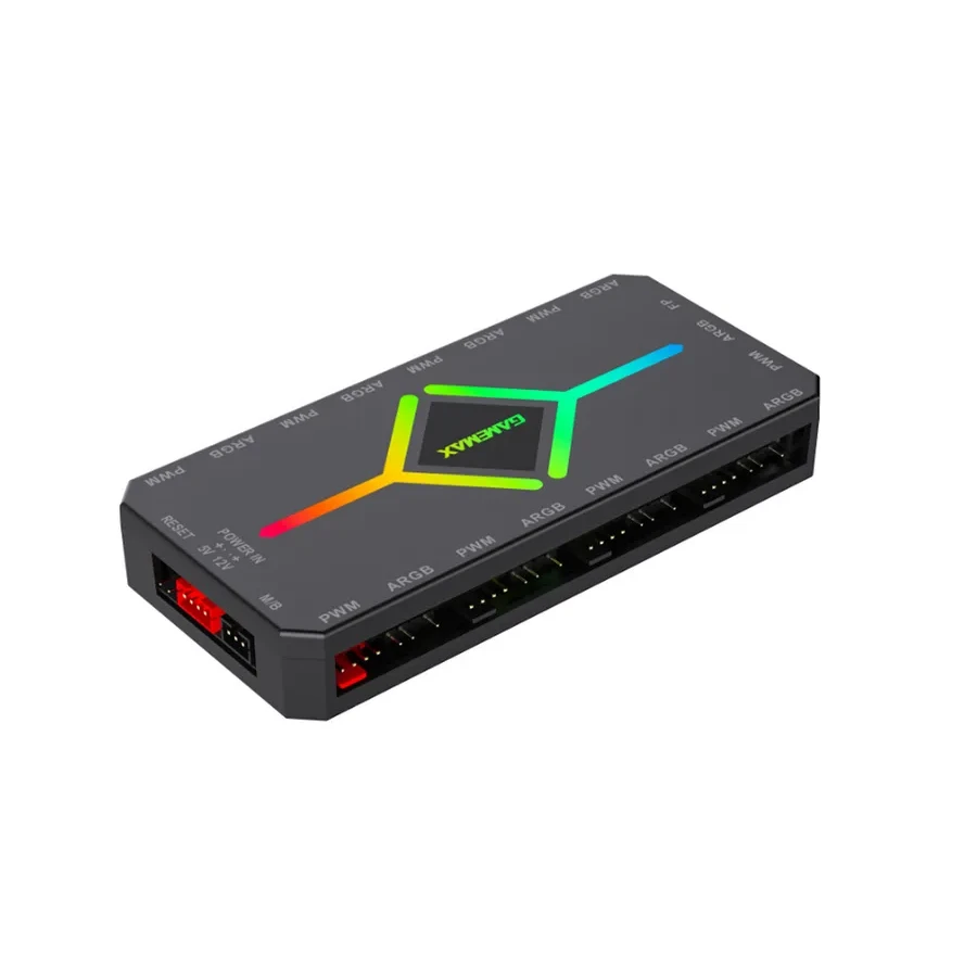 Контроллер подсветки Gamemax V4.0 ARGB+PWM чёрный — 2