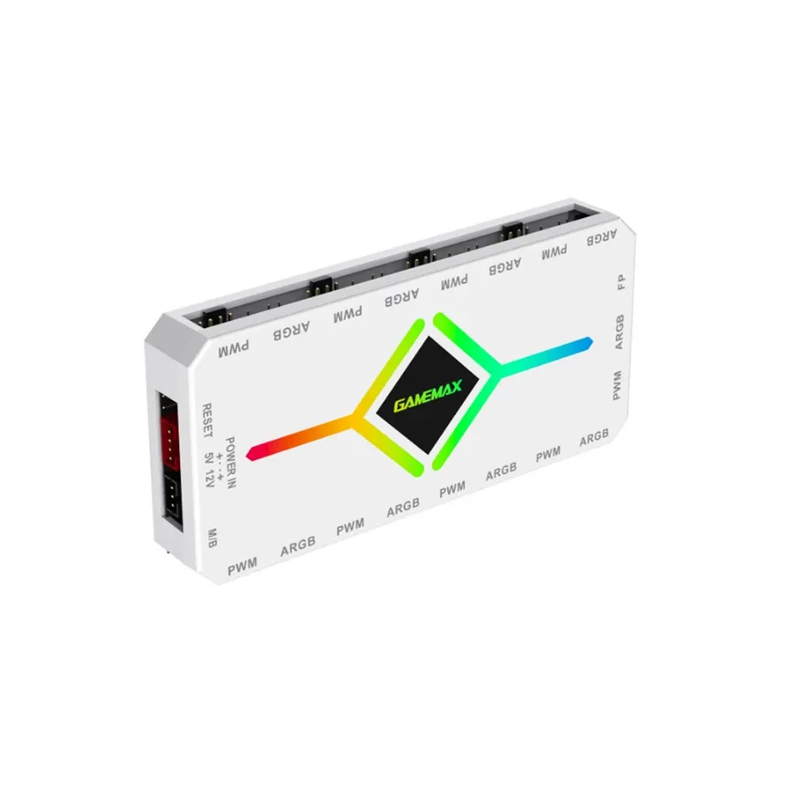 Контроллер подсветки Gamemax V4.0 ARGB+PWM белый
