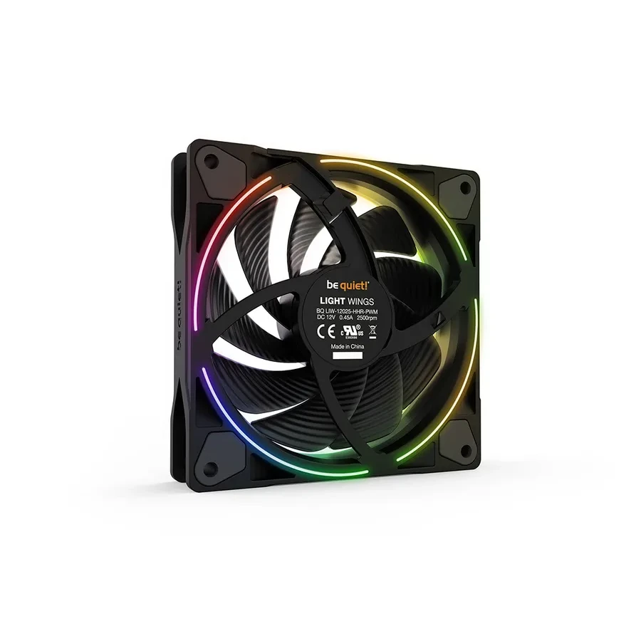 Вентилятор BeQuiet Light Wings 120мм high-speed ARGB чёрный — 2