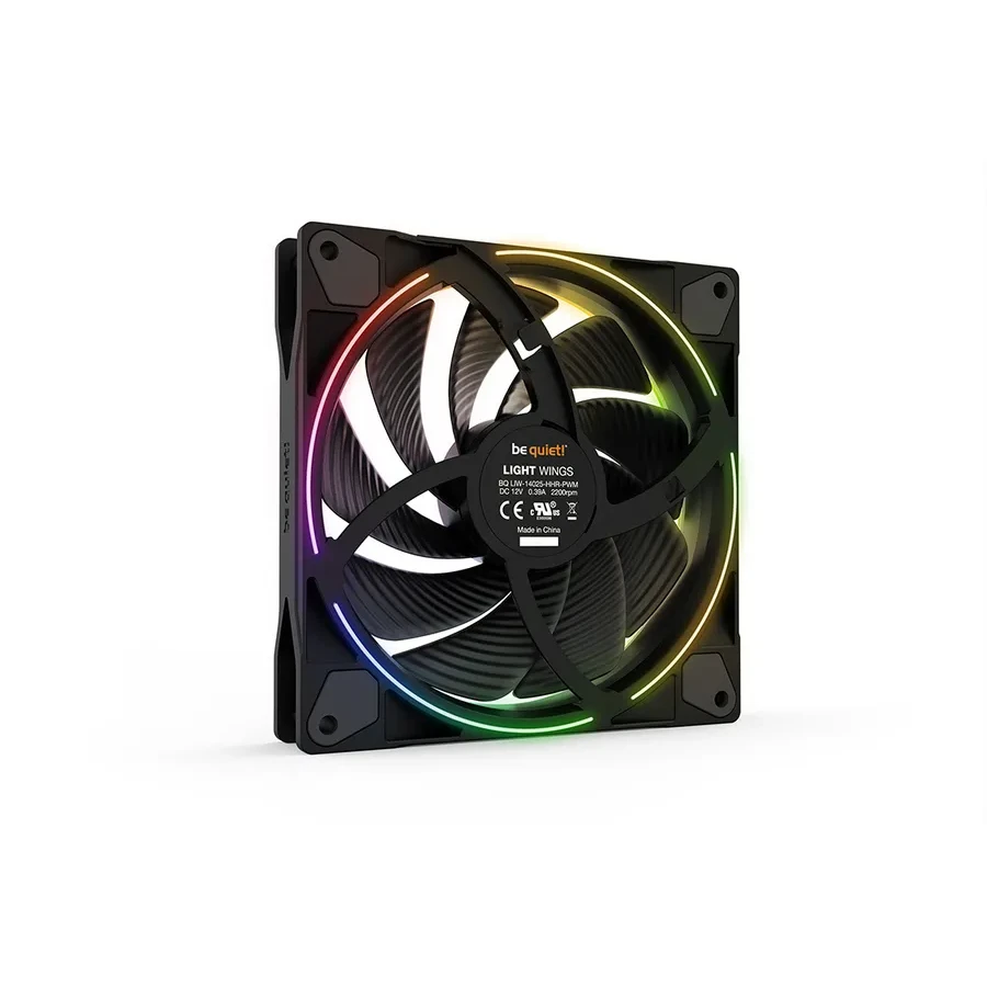 Вентилятор BeQuiet Light Wings 140мм high-speed ARGB чёрный — 2