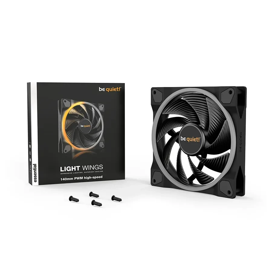 Вентилятор BeQuiet Light Wings 140мм high-speed ARGB чёрный — 3