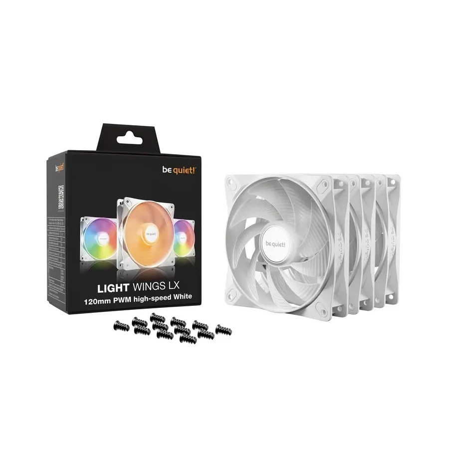 Вентилятор BeQuiet Light Wings LX 120мм 3-Pack белый — 3