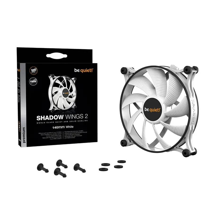 Вентилятор BeQuiet Shadow Wings 2 140мм белый — 3
