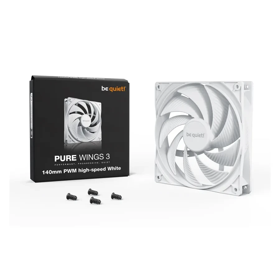 Вентилятор BeQuiet Pure Wings 3 140мм high-speed белый — 2