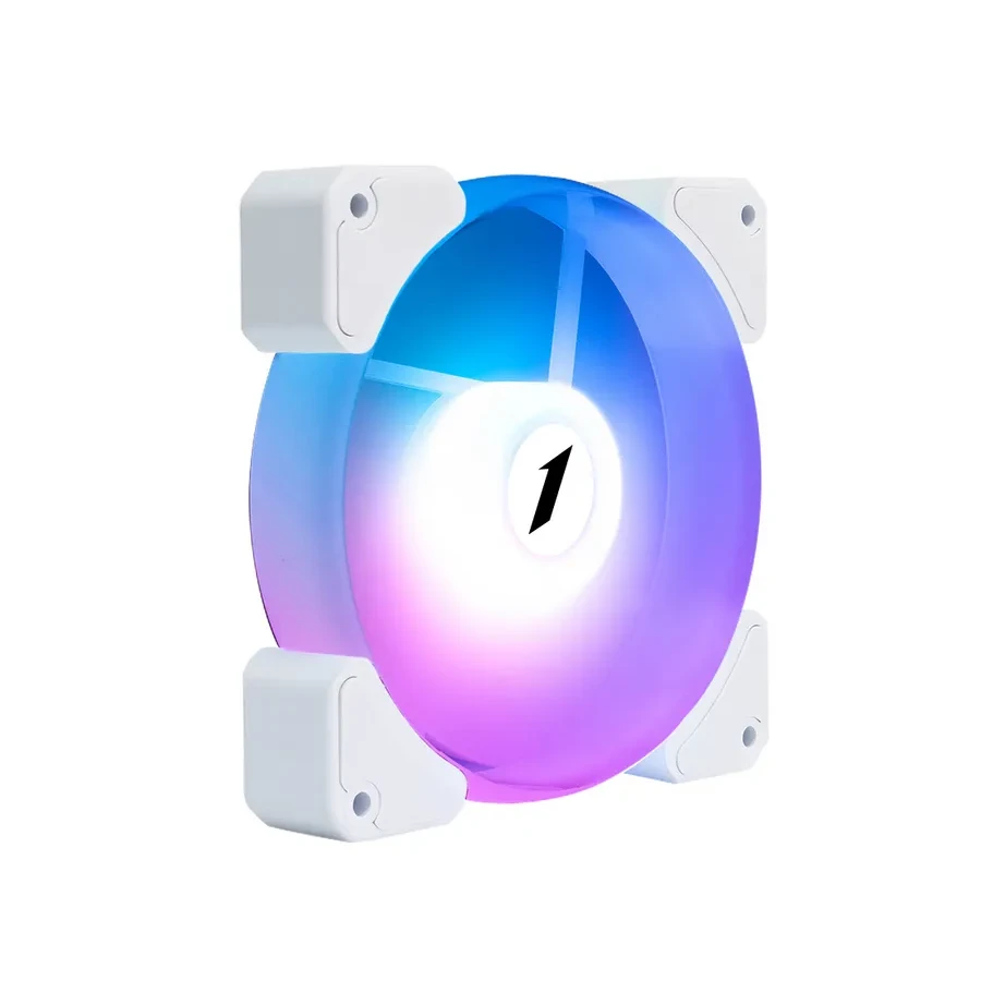 Корпусной вентилятор 1STPLAYER CC7-WK-1IN1 White, 120 мм, RGB