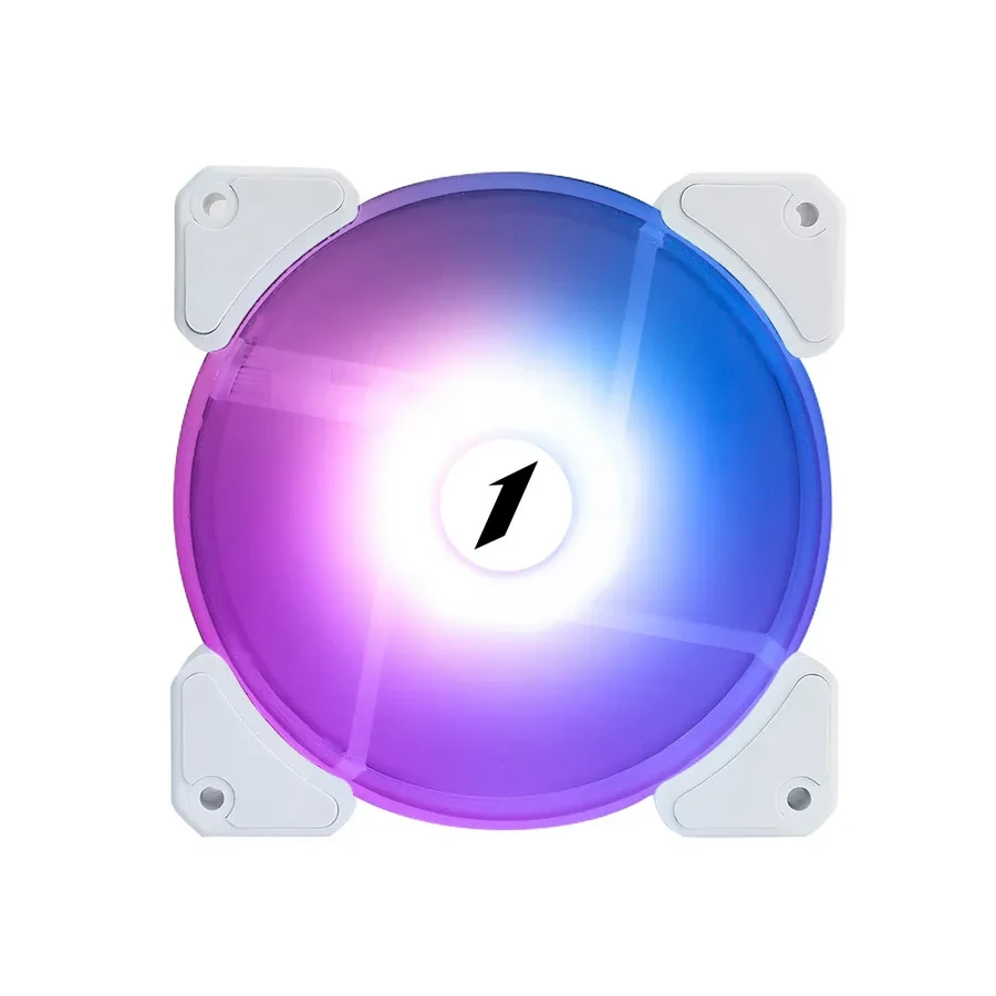 Корпусной вентилятор 1STPLAYER CC7-WK-1IN1 White, 120 мм, RGB — 2