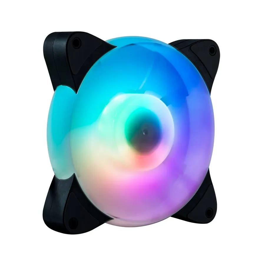 Корпусной вентилятор 1STPLAYER CC7-BK-1IN1 Black, 120 мм, RGB