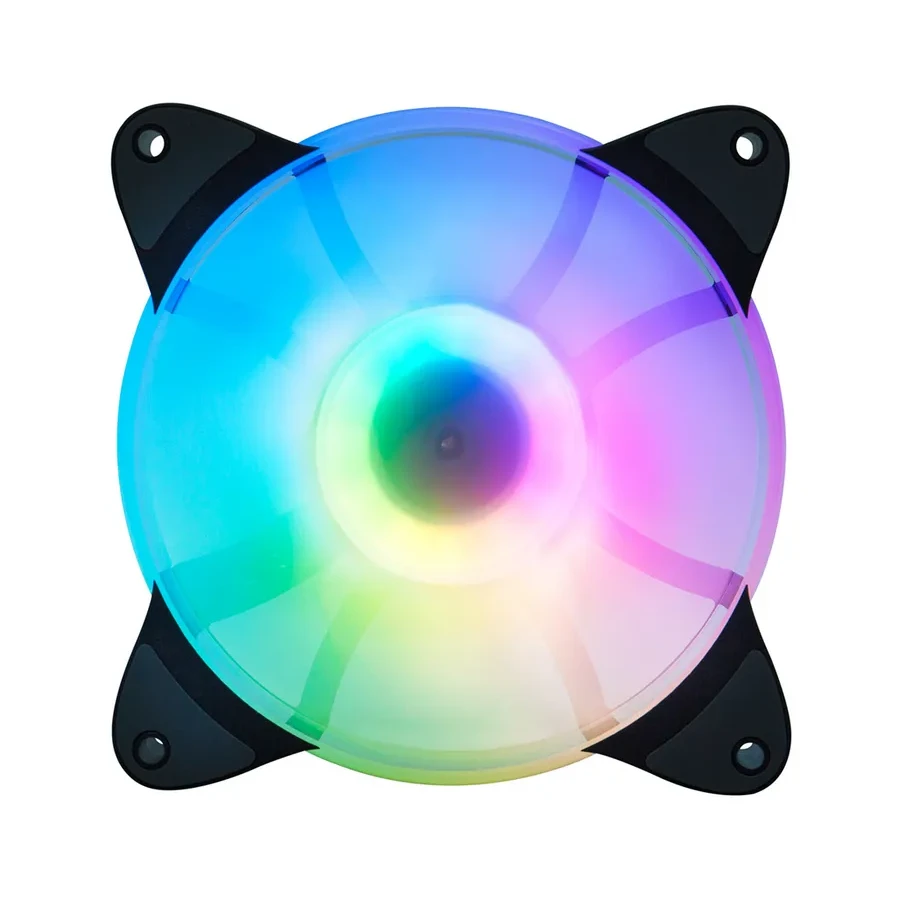 Корпусной вентилятор 1STPLAYER CC7-BK-1IN1 Black, 120 мм, RGB — 2