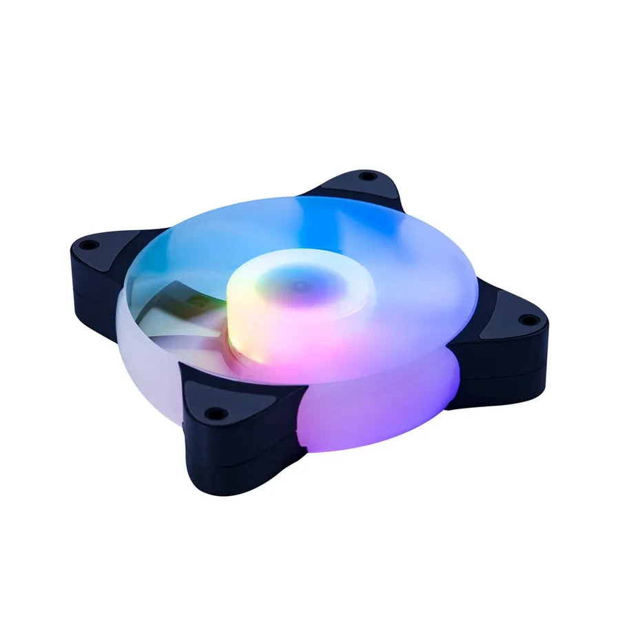Корпусной вентилятор 1STPLAYER CC7-BK-1IN1 Black, 120 мм, RGB — 3