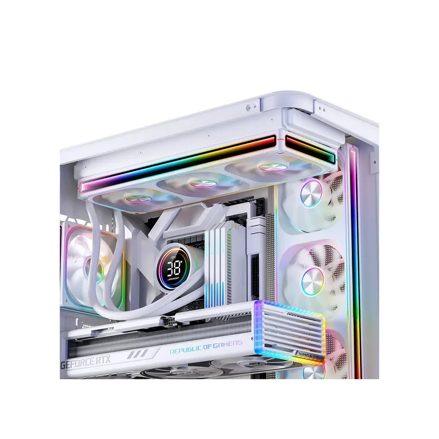 Корпусной вентилятор Jonsbo ZA-120W White, 120 мм, ARGB