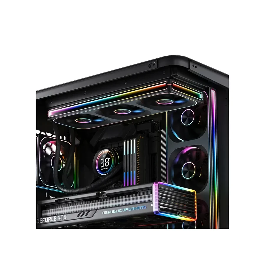 Корпусной вентилятор Jonsbo ZA-360B Black, 3x120 мм, ARGB — 3