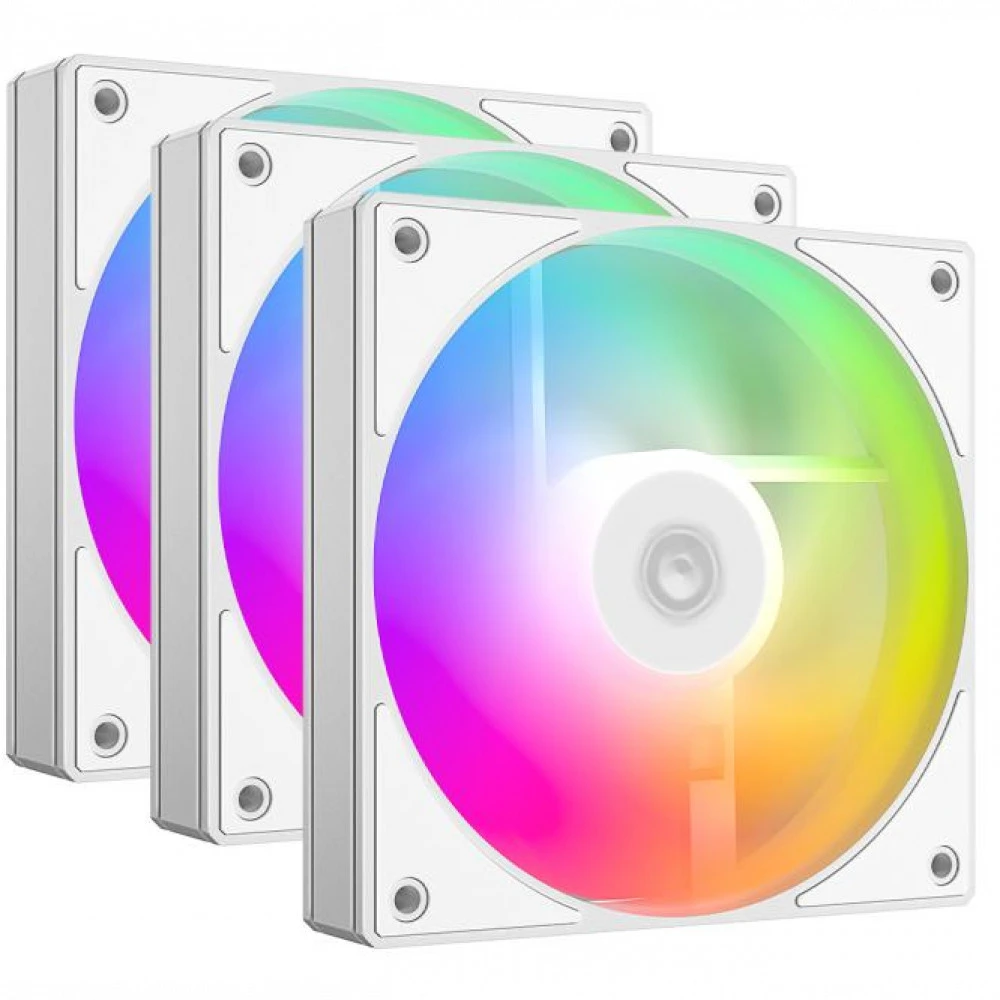 Кулер 12см ID-Cooling AS-120-W, PWM, белый