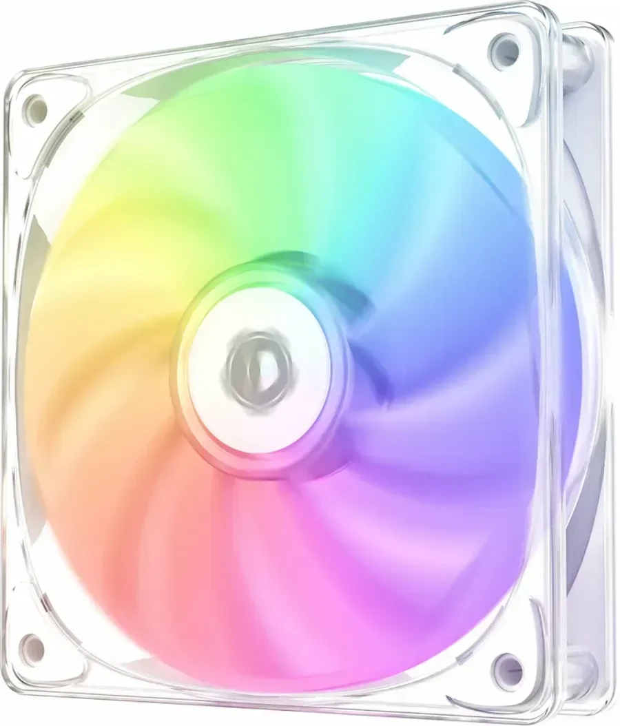 Кулер 12см ID-Cooling CRYSTAL 120 WHITE, белый