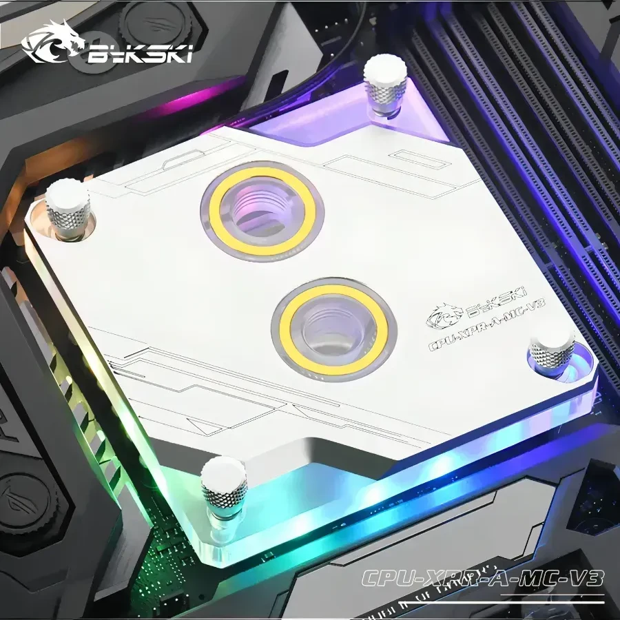 Водяное охлаждение Bykski CPU-XPR-A-MC-V3, Intel, RGB — 2