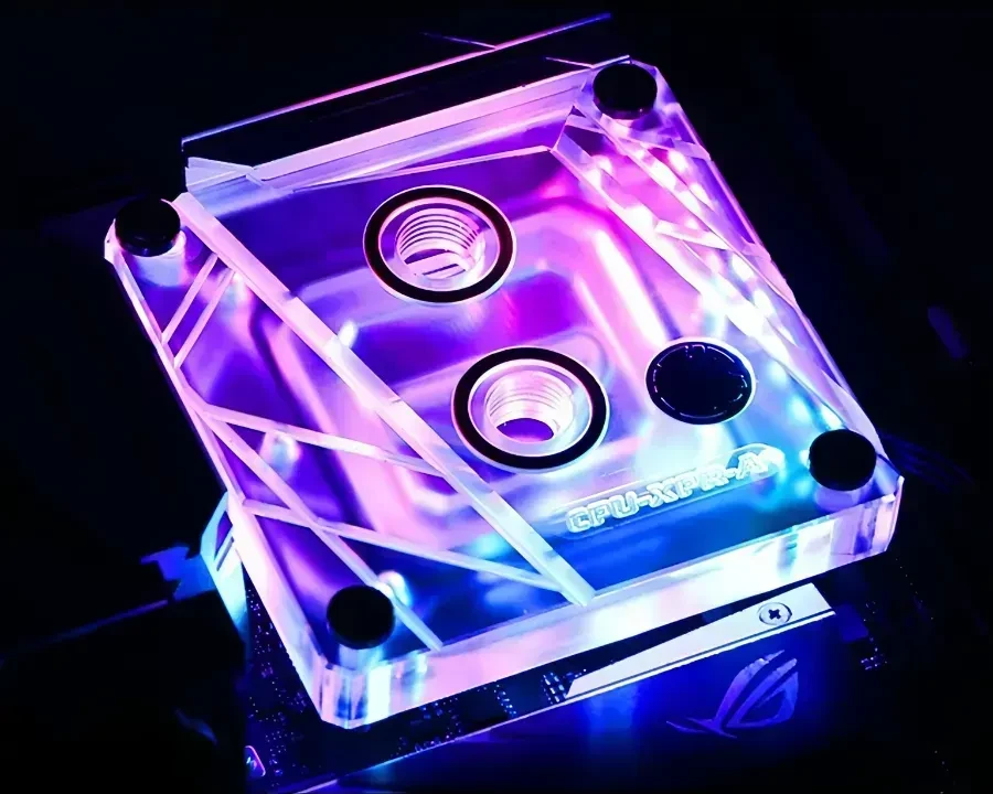 Водяное охлаждение Bykski CPU-XPR-A-V2, RGB, прозрачный — 3