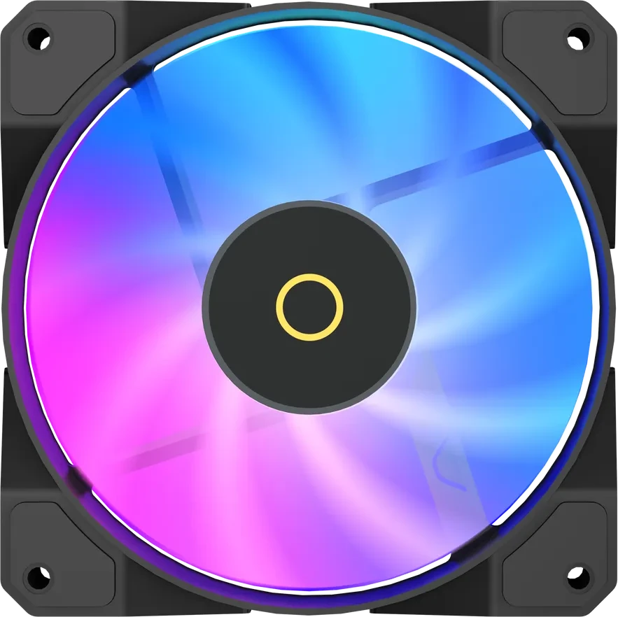 Вентилятор корпуса Ocypus Beta F12, ARGB, 120mm, черный