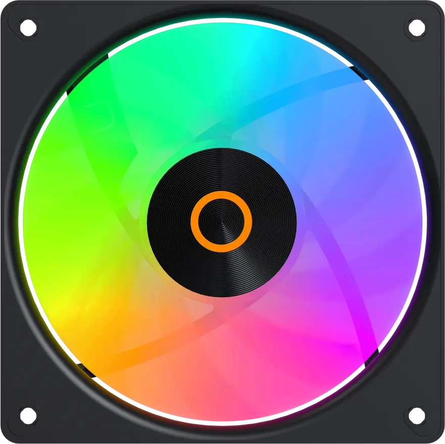 Вентилятор корпуса Ocypus Gamma F12 Elite, ARGB, 120mm, черный