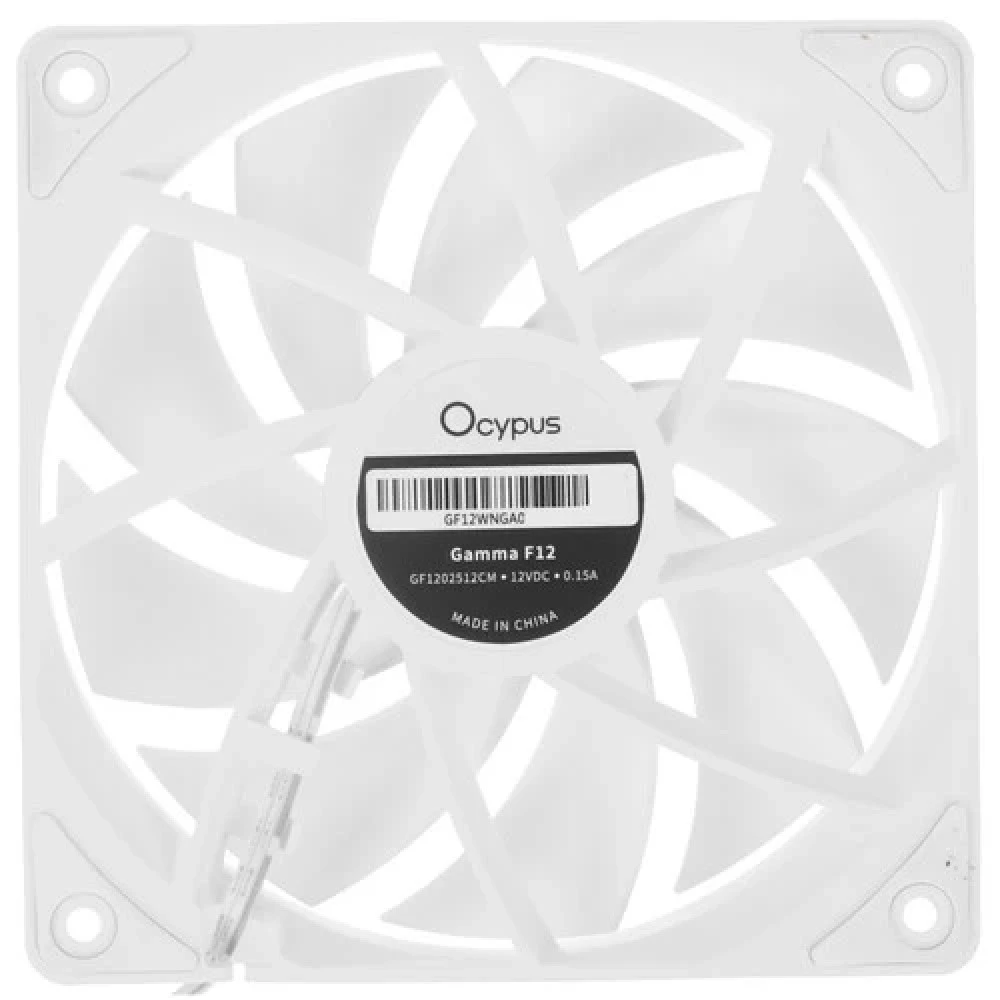Вентилятор корпуса Ocypus Gamma F12, 120mm, 1300RPM, белый — 5