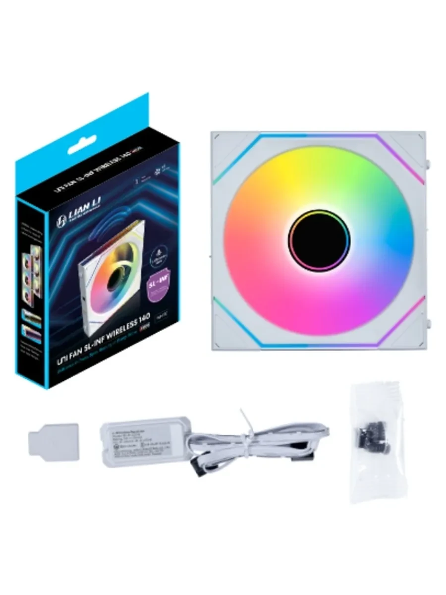 Вентилятор Lian Li UNI FAN SL-INF, 140mm, белый — 5