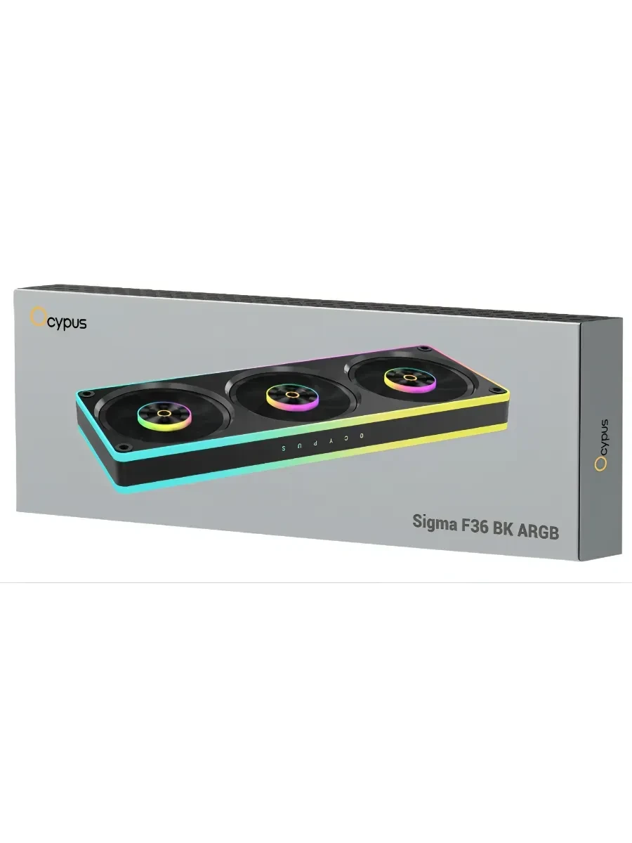 Вентилятор Ocypus Sigma F36 BK, ARGB, 2200RPM — 5