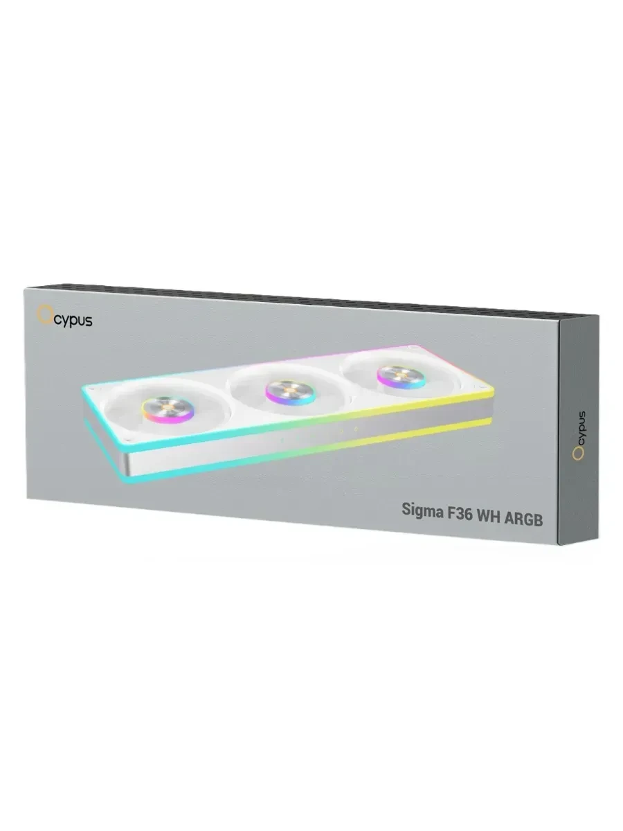 Вентилятор Ocypus Sigma F36 WH, ARGB, 2200RPM — 5