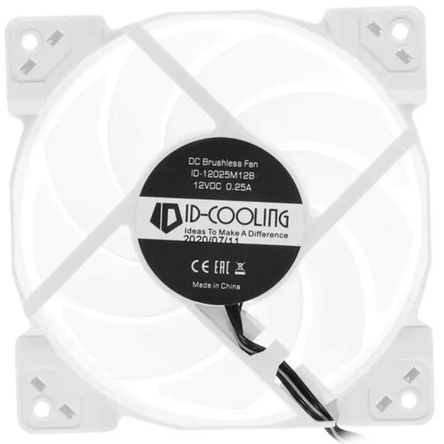 Вентилятор для корпуса ID-COOLING DF-12025-ARGB-TRIO-SNOW — 5