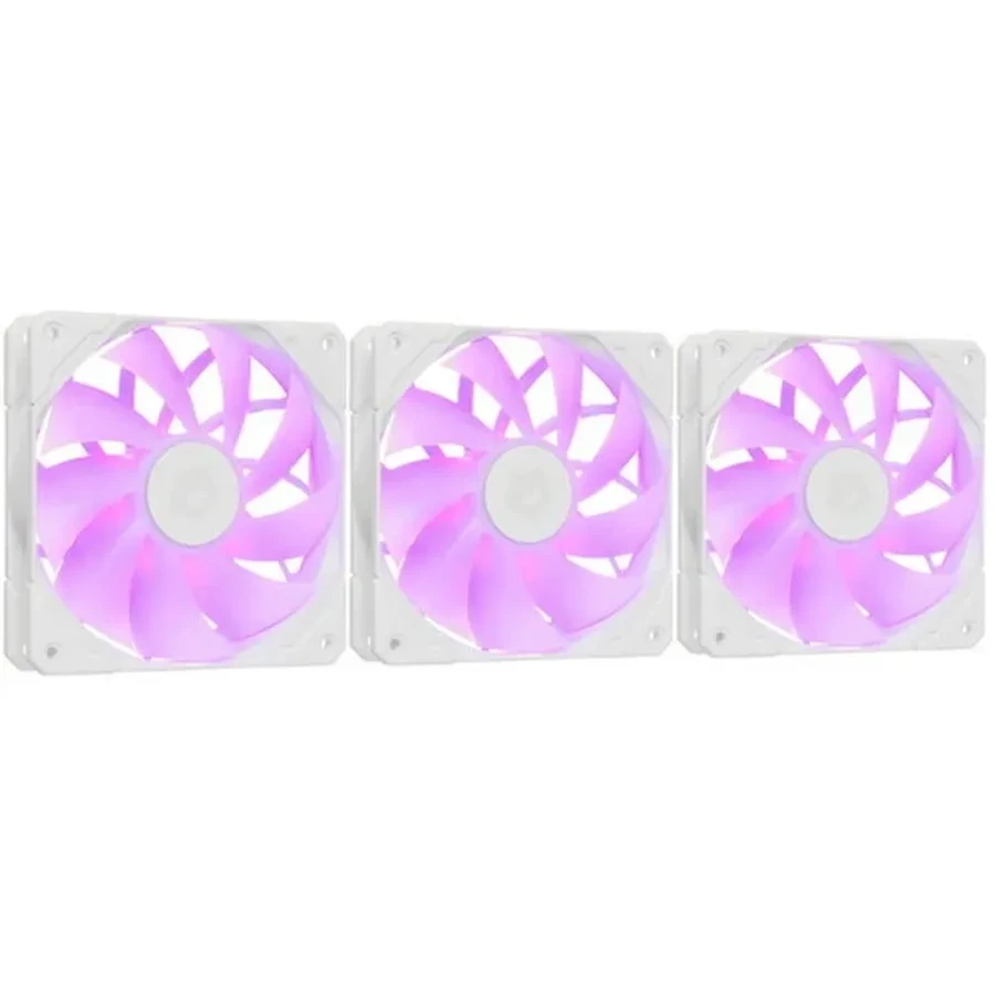 Вентилятор для корпуса ID-COOLING TF-12025-PRO-ARGB TRIO WHITE — 2