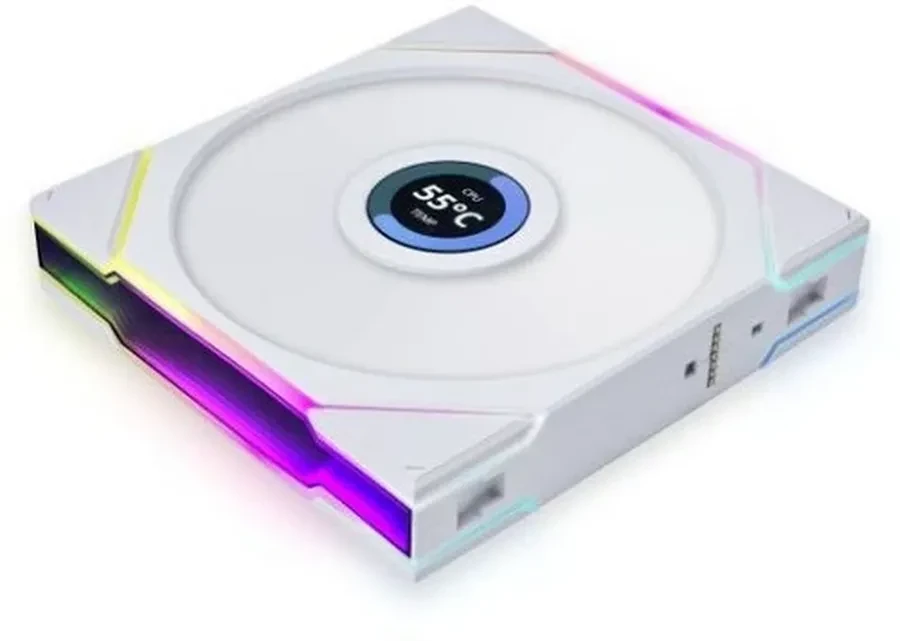 Вентилятор для корпуса Lian Li UNI FAN TL WIRELESS LCD 140 REVERSE BLADE White G99.14RTLLCD1W1W.00 — 2