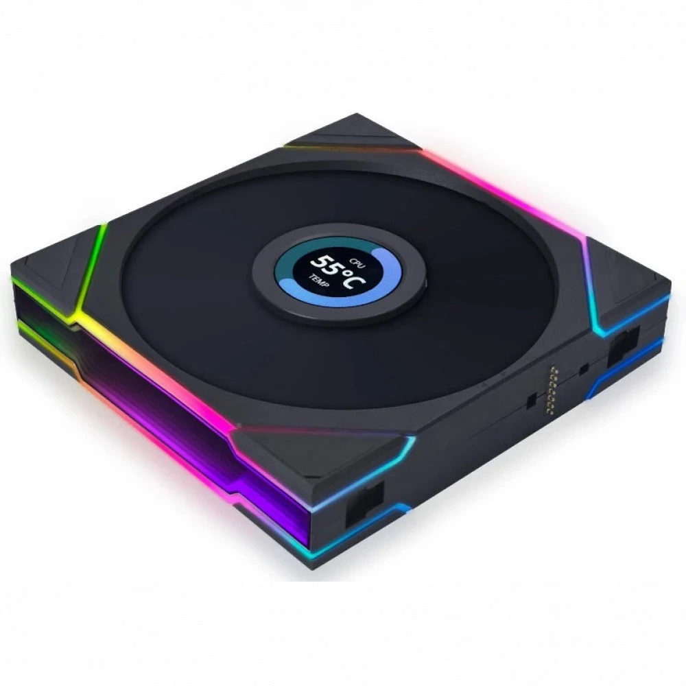 Вентилятор для корпуса Lian Li UNI FAN TL140 LCD Wireless 140mm RGB Black G99.14TLLCD1W1B.00 — 4