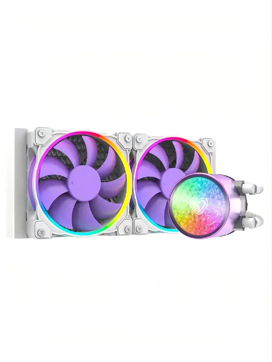 Водяное охлаждение ID-Cooling PINKFLOW 240, фиолетовое
