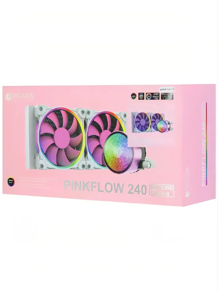Водяное охлаждение ID-Cooling PINKFLOW 240, фиолетовое — 2