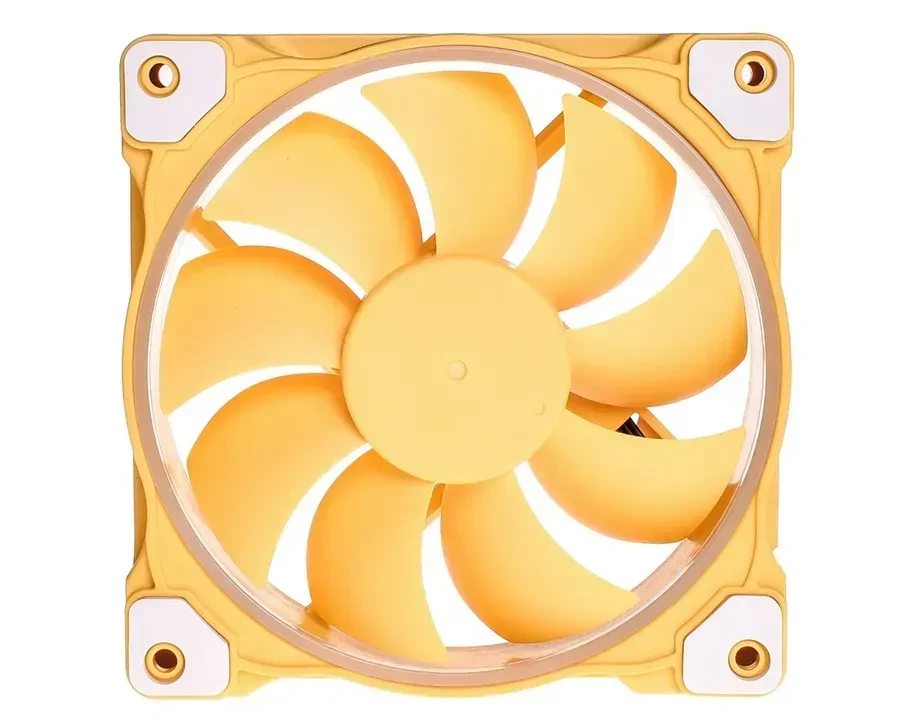 Вентилятор ID-Cooling ZF-12025, 120мм, жёлтый — 2