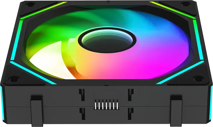 Вентилятор корпуса Ocypus Gamma F12 UNI, 3x120mm, ARGB, чёрный — 3