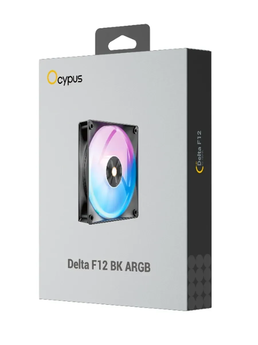 Вентилятор корпуса Ocypus Delta F12 BK, 3x120mm, черный — 4
