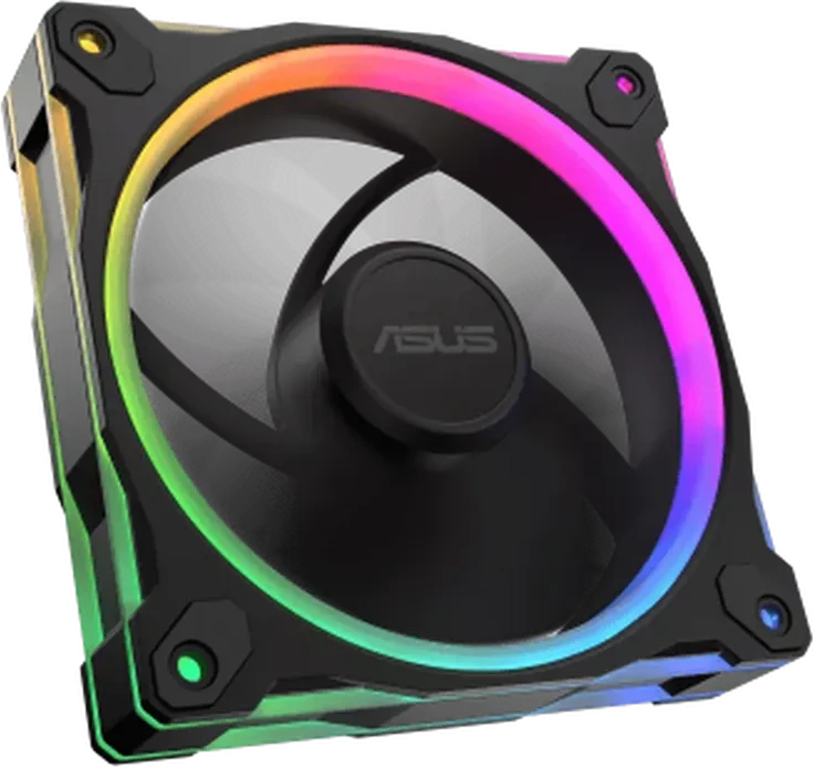 Вентилятор для корпуса ASUS PRIME MR120 FAN ARGB BLACK 3IN1 120x120x28 MR120-1/BK/3 IN 1// — 3