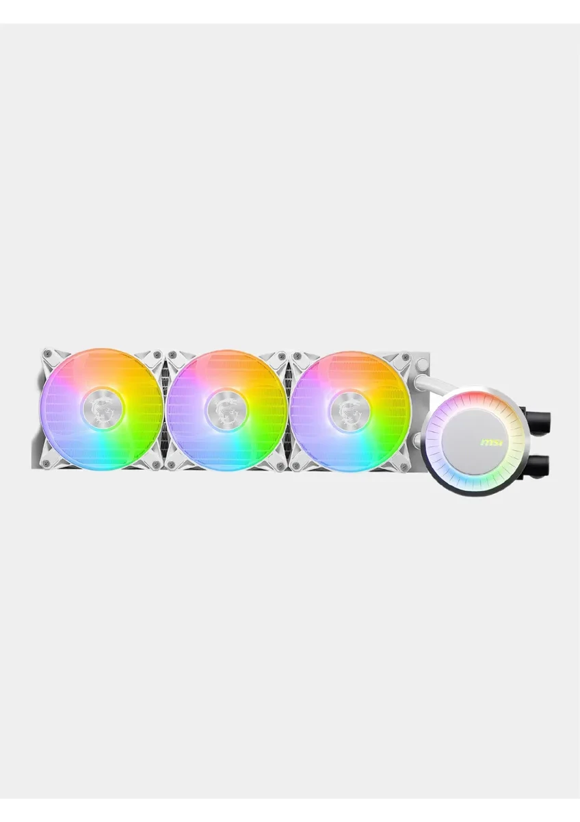 Водяное охлаждение MSI MAG CORELIQUID E360 WHITE, 3x120mm