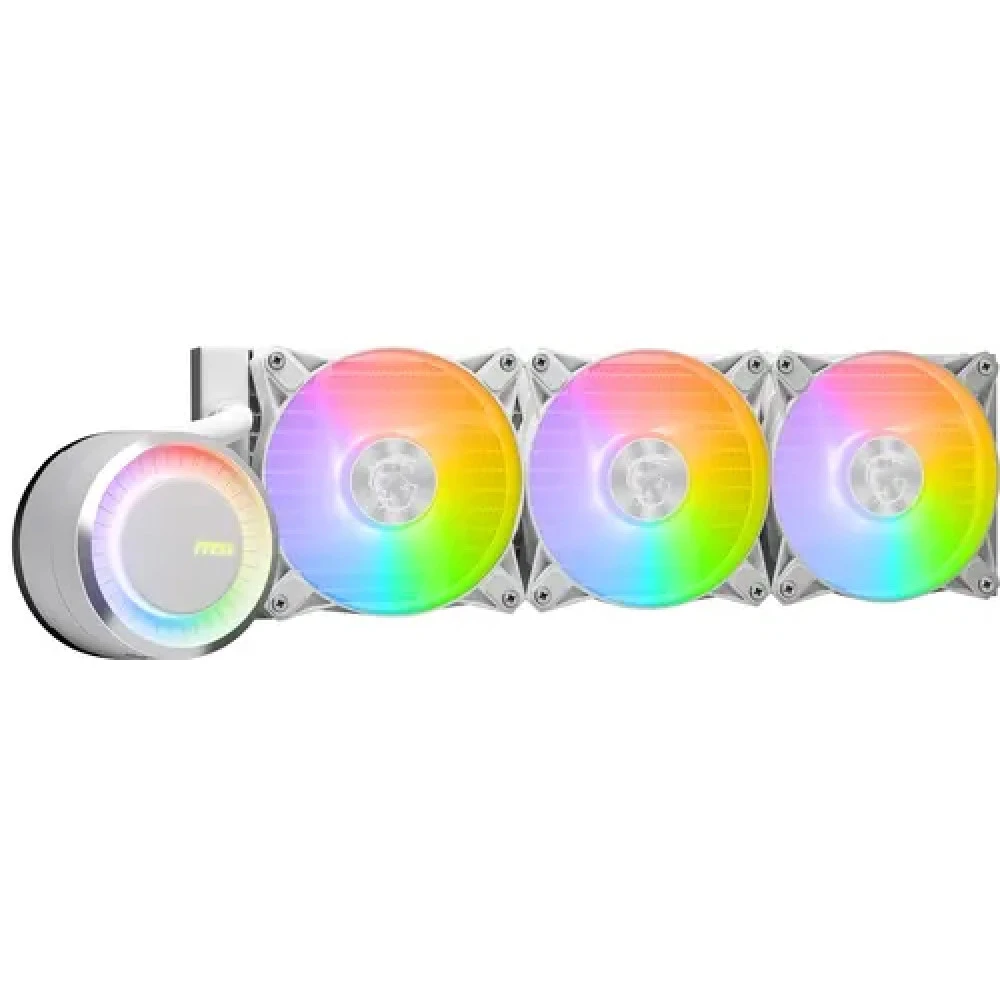 Водяное охлаждение MSI MAG CORELIQUID E360 WHITE, 3x120mm — 4