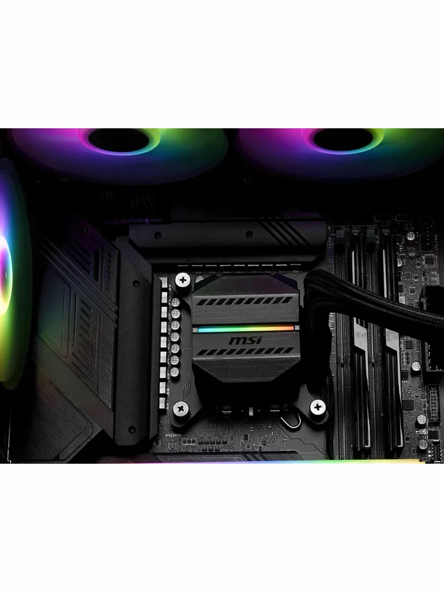 Водяное охлаждение MSI MAG CORELIQUID M240, 2x120mm, ARGB