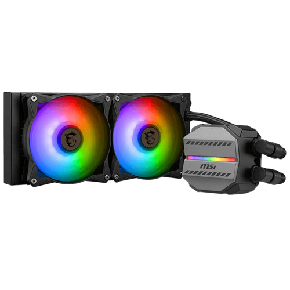 Водяное охлаждение MSI MAG CORELIQUID M240, 2x120mm, ARGB — 2
