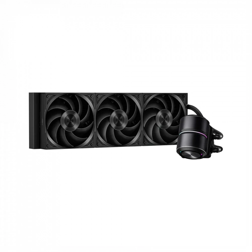 Водяное охлаждение PCCooler DE360 PRO BK, 3x120mm, 300W TDP — 3