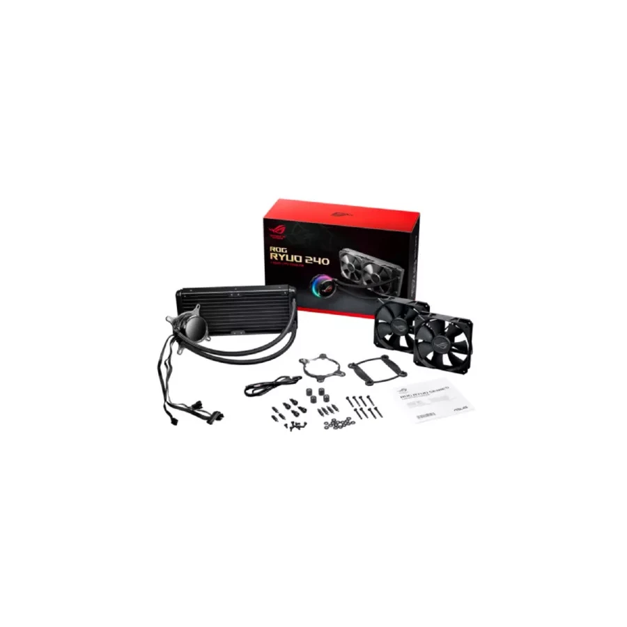 Водяное охлаждение ASUS ROG RYUO 240, 2x120mm, RGB — 3