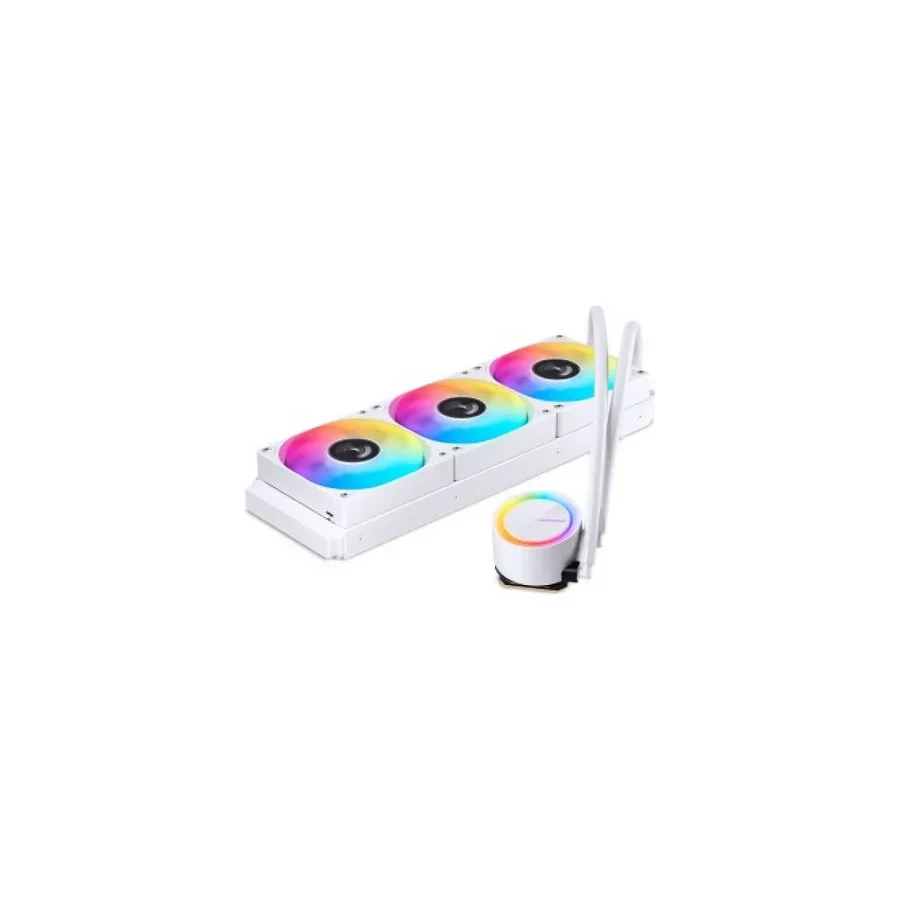 Водяное охлаждение Jonsbo TG-360 White, 3*120мм, белый
