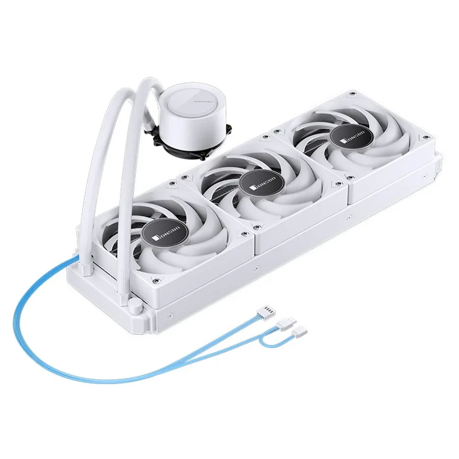 Водяное охлаждение Jonsbo TG-360 White, 3*120мм, белый — 2