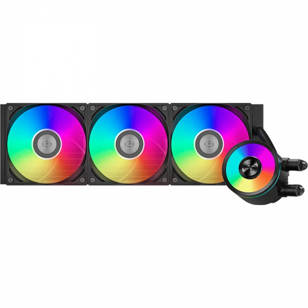 Жидкостное охлаждение PCCooler DA360 Pro ARGB BK TDP 300W — 3