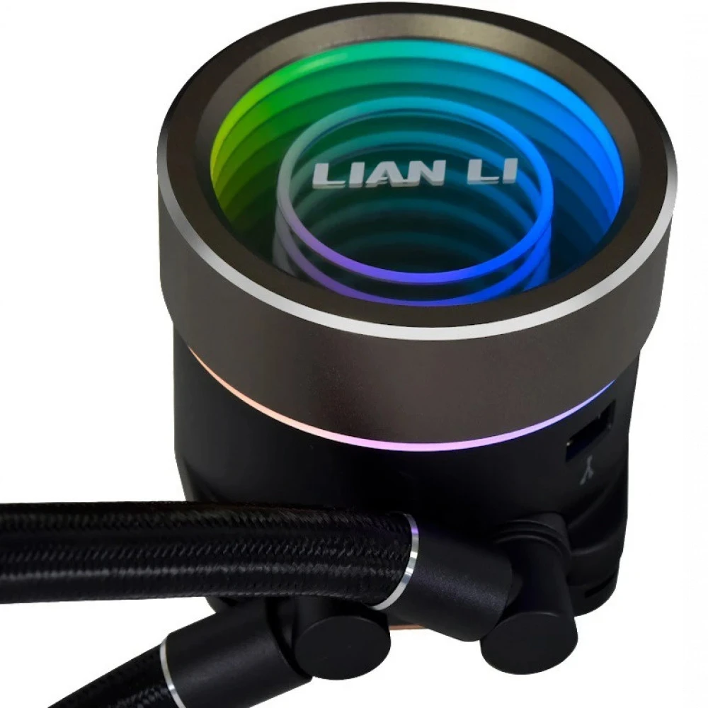 Водяное охлаждение Lian Li GALAHAD II LITE 360 RGB чёрное — 4