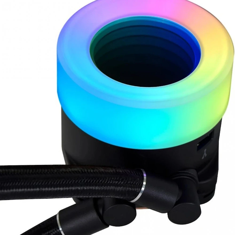 Водяное охлаждение Lian Li GALAHAD II LITE 360 RGB чёрное — 5