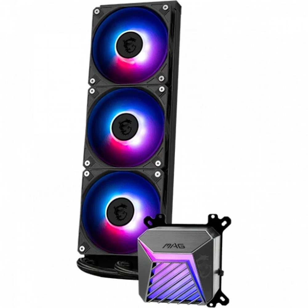 Водяное охлаждение MAG CORELIQUID A15 360 ARGB 3x120mm — 5