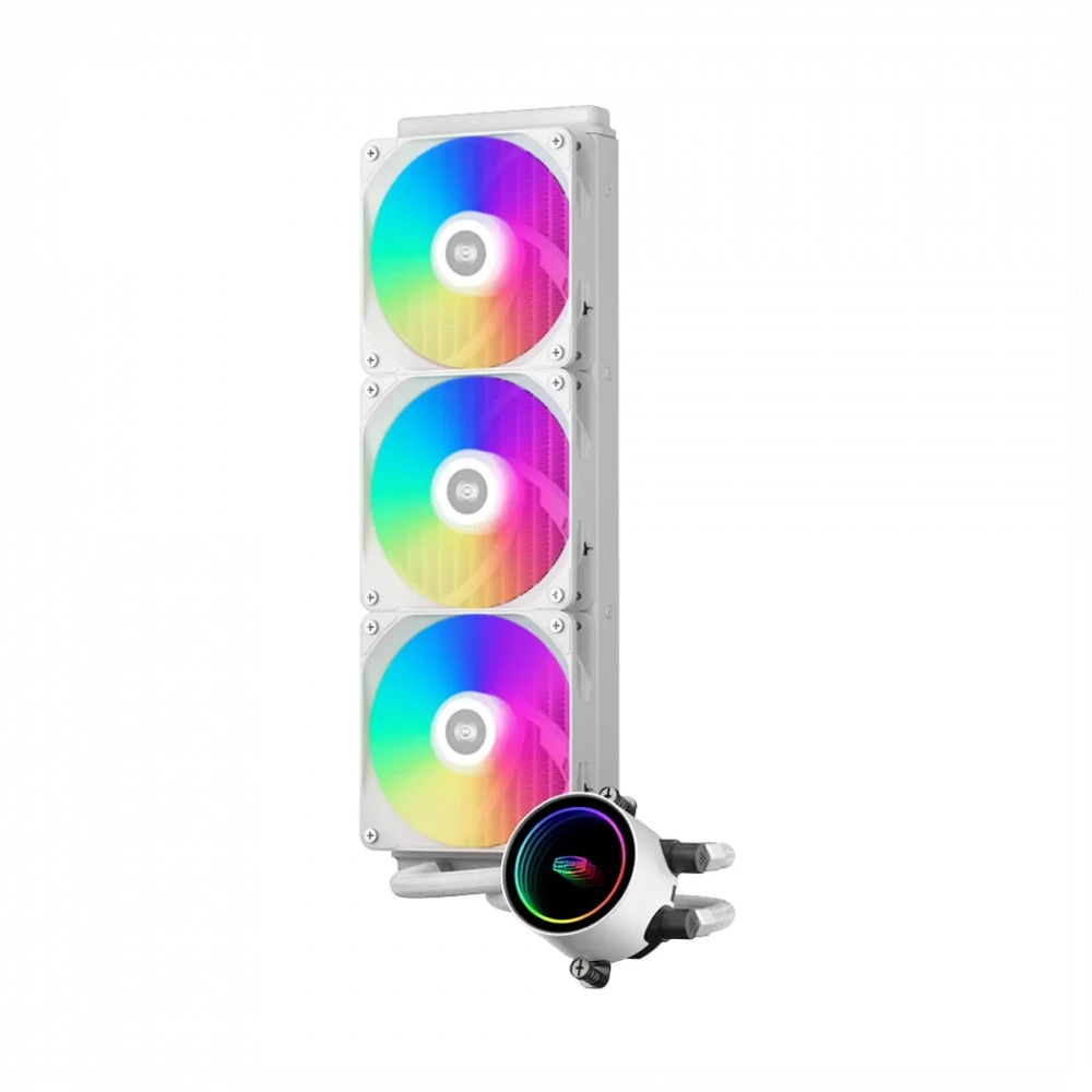 Водяное охлаждение PCCooler DA360 ARGB WH TDP 300W — 3
