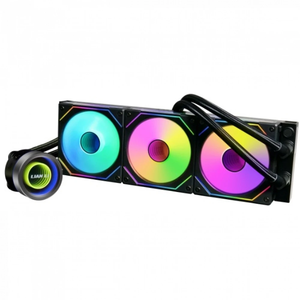 Водяное охлаждение Lian Li GA II Trinity 360 ARGB чёрное — 3