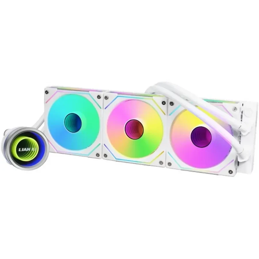 Водяное охлаждение Lian Li GA II Trinity 360 ARGB белое